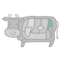 牛肉の部位=らんぷ・ラム・イチボ、モモ肉のなかで特に柔らかくステーキでも美味しい牛肉